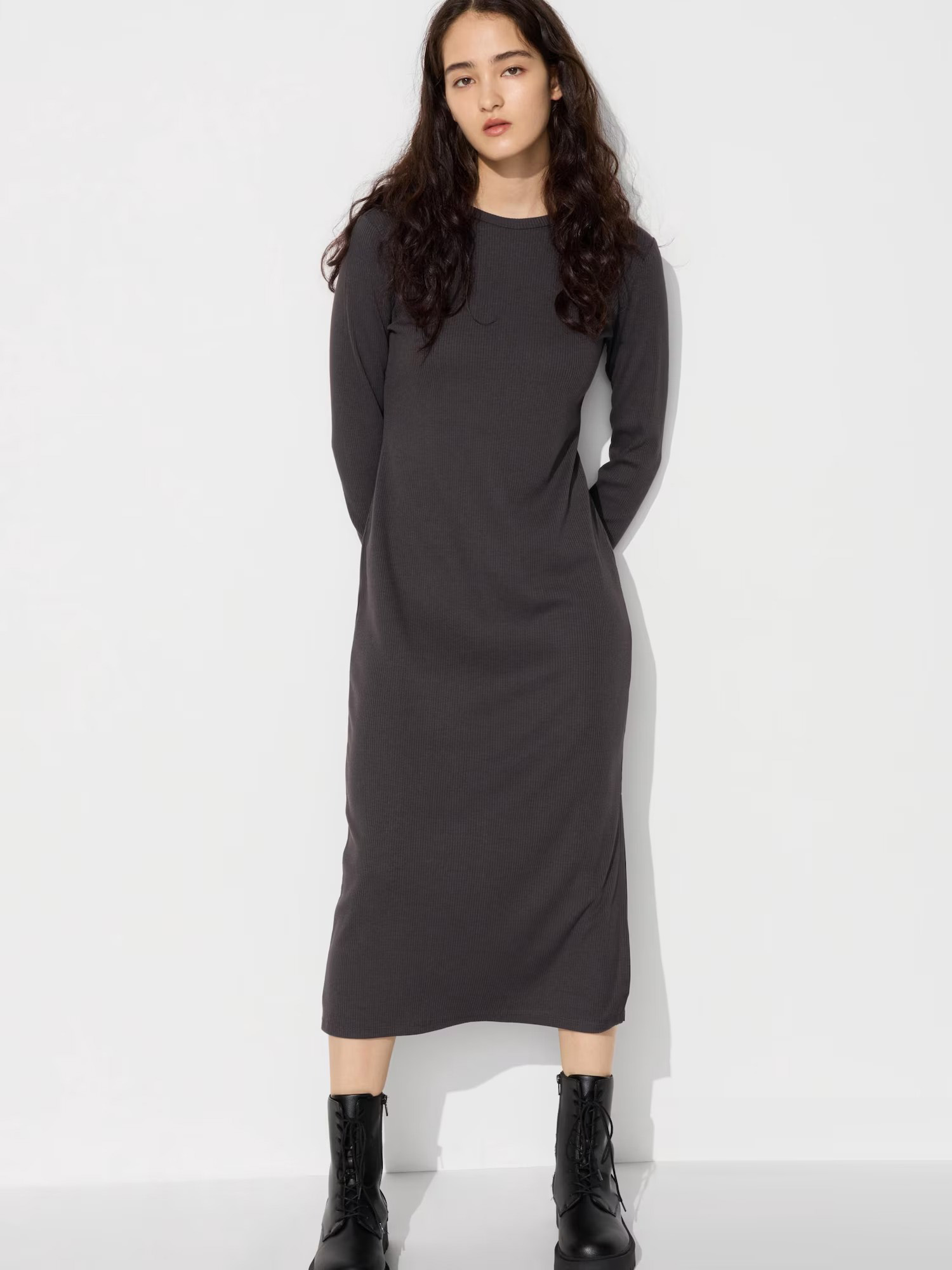 Сукня міді осіннє жіноче Uniqlo 345925543 M Коричневе від Rozetka на платформі USKIDKA Акція на Сукня міді осіннє жіноче Uniqlo 345925543 M Коричневе від Rozetka