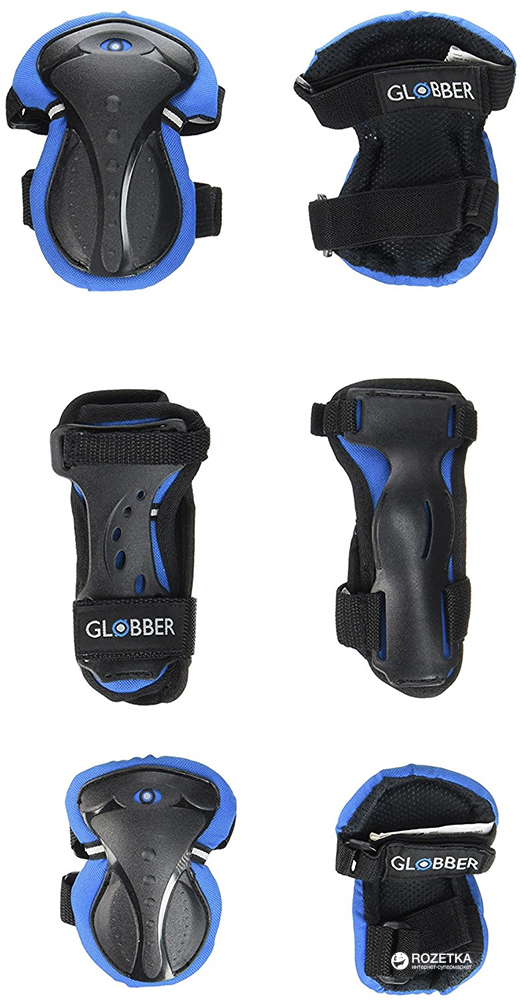 

Комплект защитный Globber подростковый размер XS Blue (541-100)