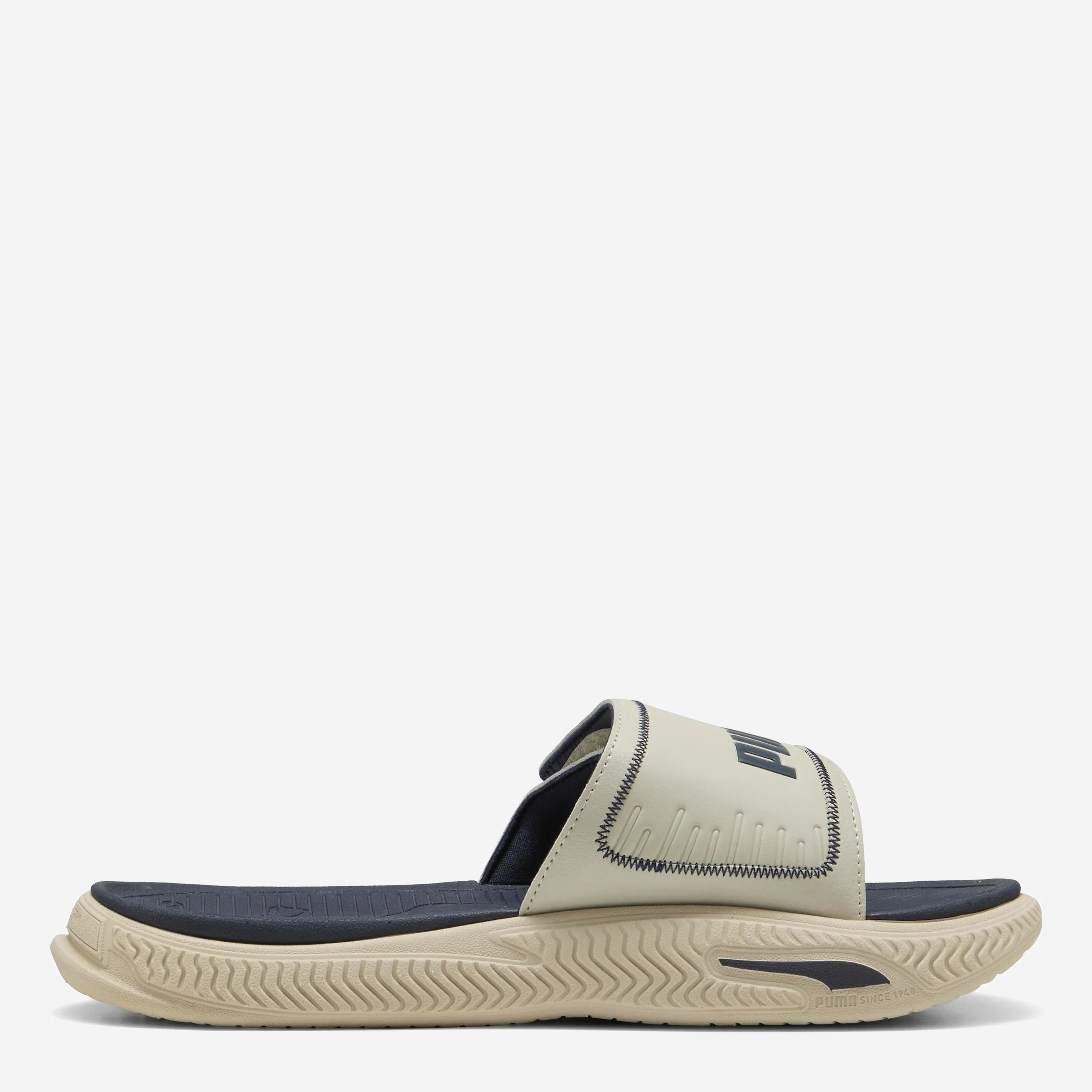 Чоловічі шльопанці Puma SoftridePro Slide 24 V 39543110 46 (11UK) 30 см Desert Dust/Navy від Rozetka на платформі USKIDKA Акція на Чоловічі шльопанці Puma SoftridePro Slide 24 V 39543110 46 (11UK) 30 см Desert Dust/Navy від Rozetka