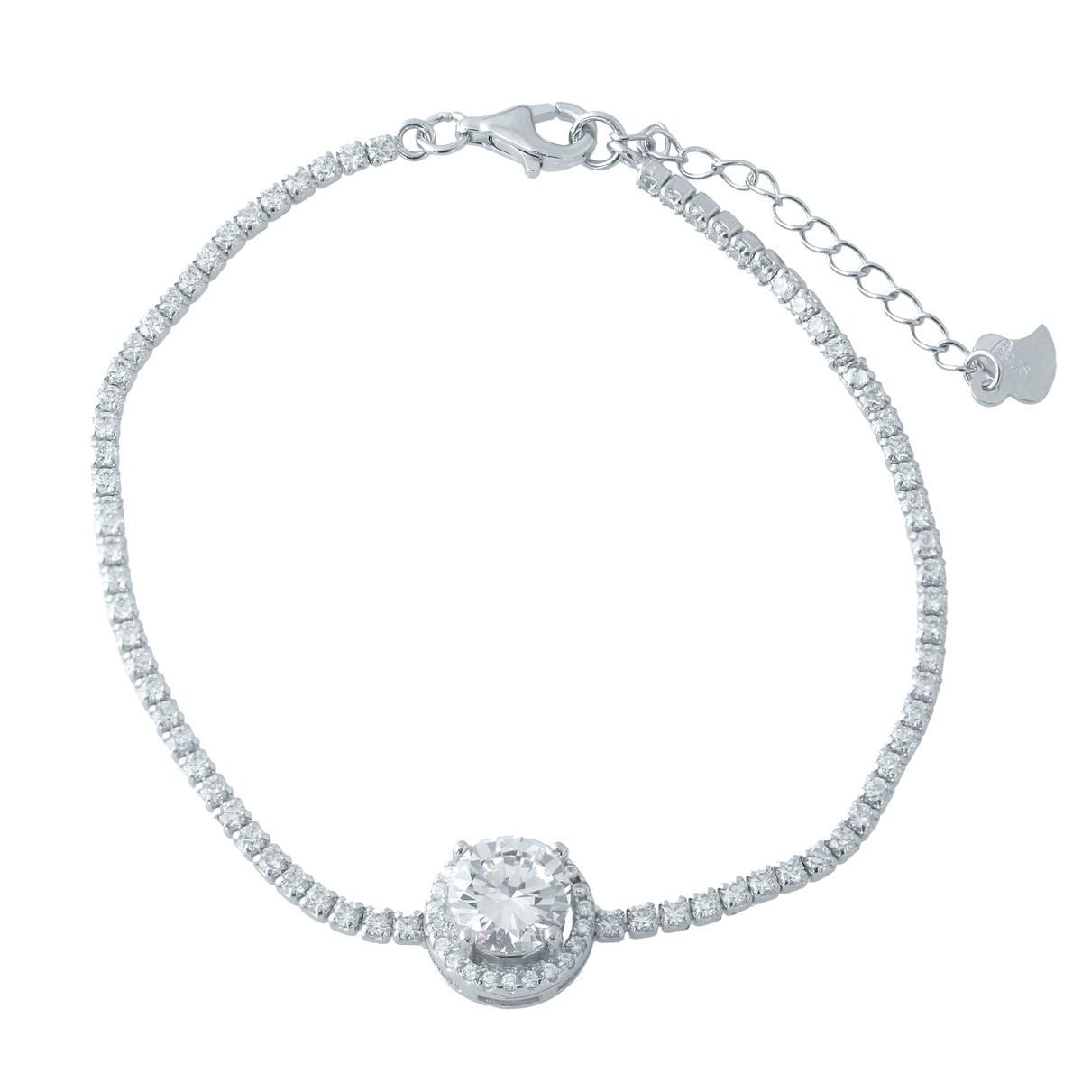 

Серебряный браслет SilverAlex с фианитами 1720 размер
