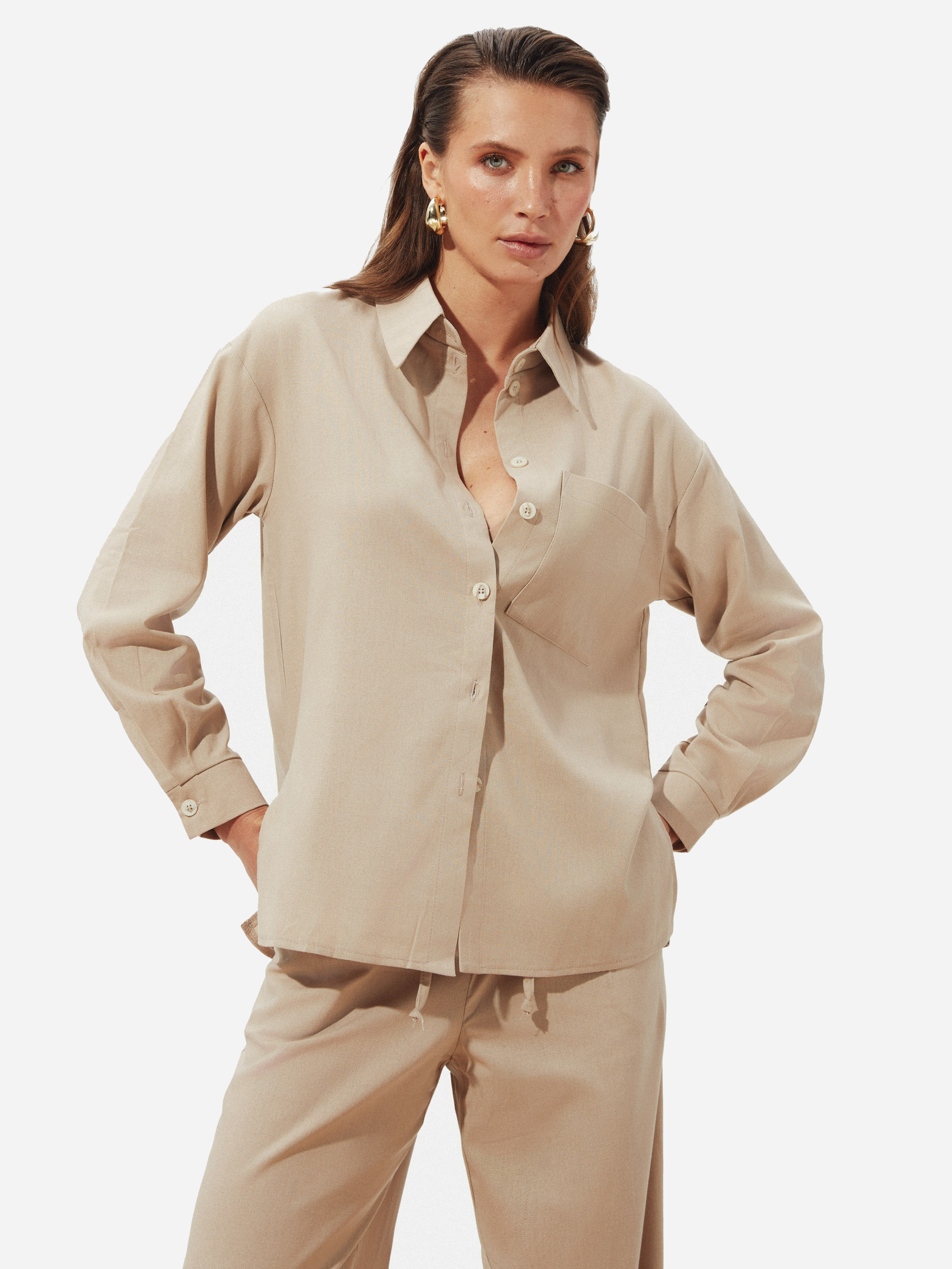 Сорочка жіноча Seventeen 2279.6342 2XL-3XL Бежева від Rozetka на платформі USKIDKA Акція на Сорочка жіноча Seventeen 2279.6342 2XL-3XL Бежева від Rozetka