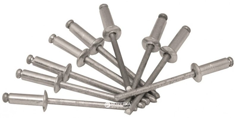 

Заклепки алюминиевые Mastertool 4 х 8 мм 500 шт (20-0555)