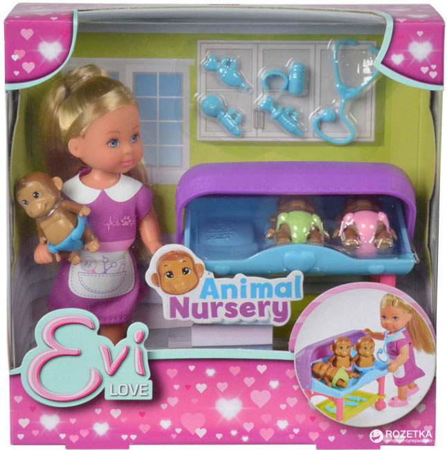 

Кукольный набор Simba Эви Ветеринар с аксессуарами (5733073)