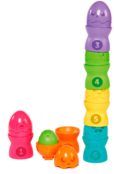 

Развивающая игрушка-пирамидка Tomy Яркие яйца (T73083)