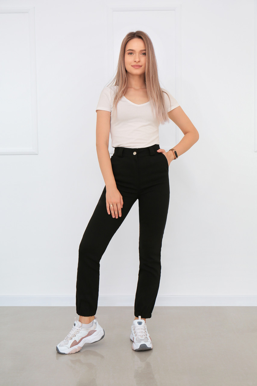 

Женские брюки Fashion Girl "Ellias"  черый, Женские брюки Fashion Girl "Ellias" 44 черый