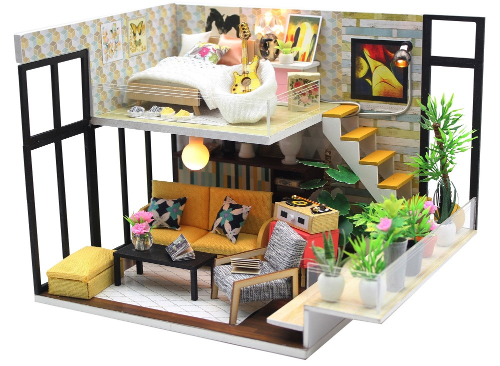 

Интерьерный 3D конструктор DIY mini house MD 2503 M031