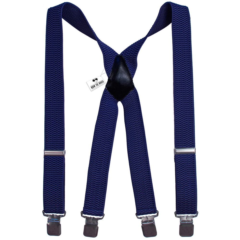 

Подтяжки Bow Tie House темно-синие мужские X4 cm 04599