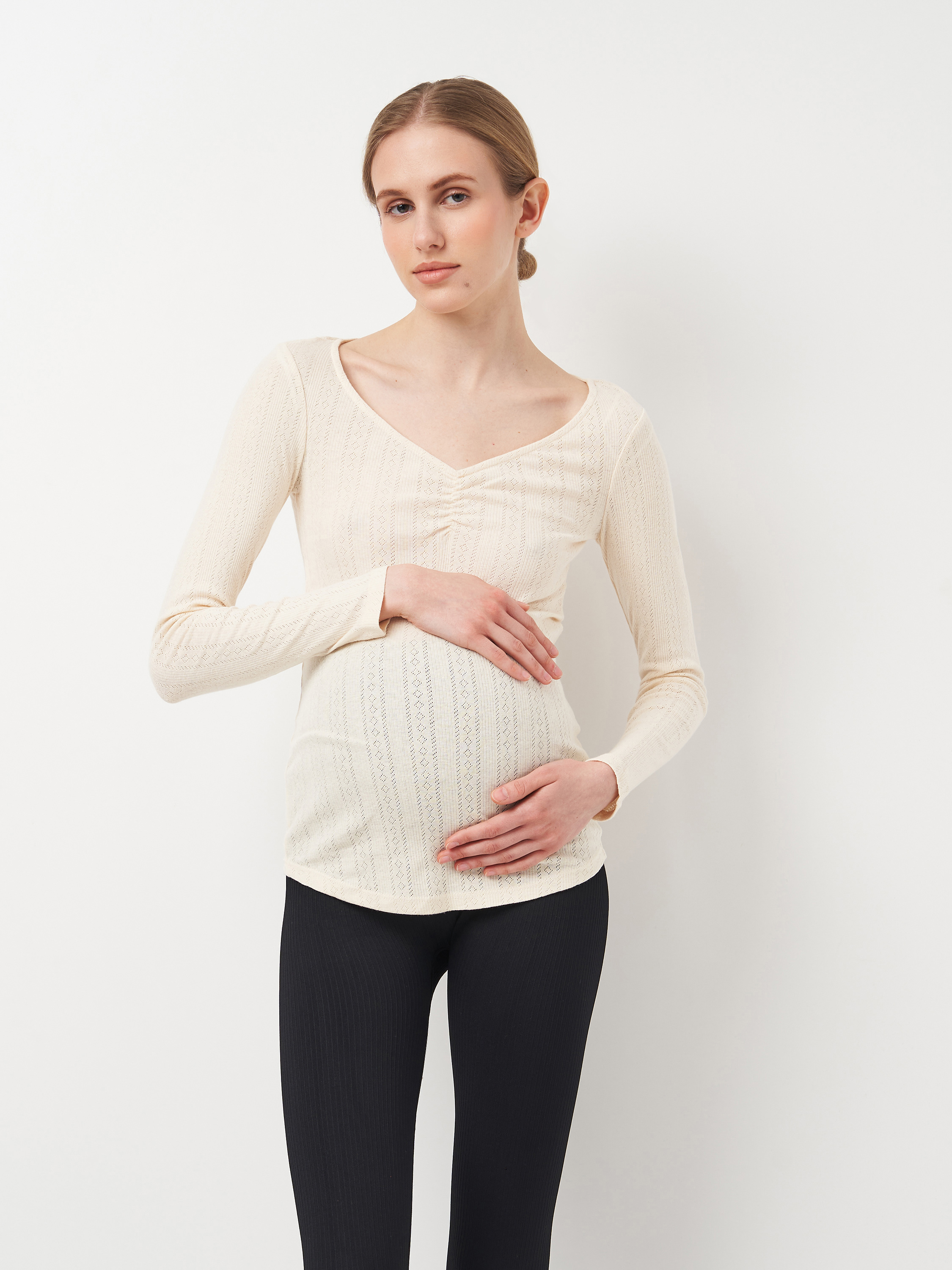 Лонгслів для вагітних довгий жіночий H&M 1030426 XL Бежевий від Rozetka на платформі USKIDKA Акція на Лонгслів для вагітних довгий жіночий H&M 1030426 XL Бежевий від Rozetka
