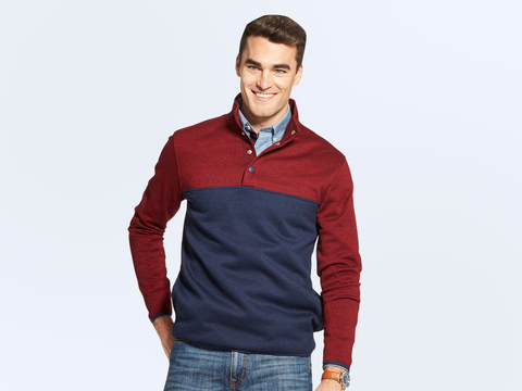 

Джемпер трикотажний утеплений IZOD Premium Essentials 45ik151620 XLT Синий