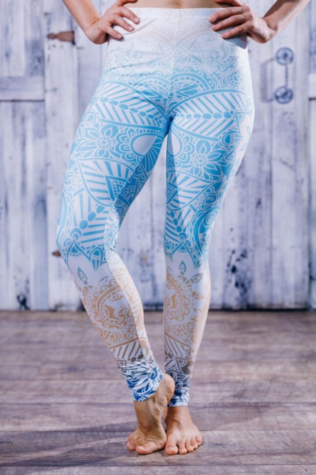 

Женские лосины Marjari Yoga 3D Yoga blye light М Цветные