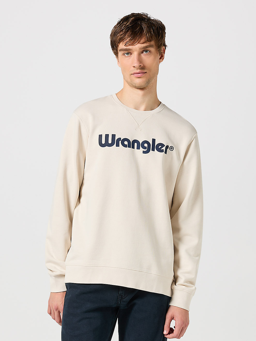 Світшот чоловічий Wrangler 112350538 S Білий від Rozetka на платформі USKIDKA Акція на Світшот чоловічий Wrangler 112350538 S Білий від Rozetka