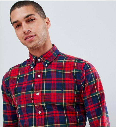 

Рубашка в клетку Polo Ralph Lauren slim fit tartan check oxford 1314791  Красный, Рубашка в клетку Polo Ralph Lauren slim fit tartan check oxford 1314791 S Красный
