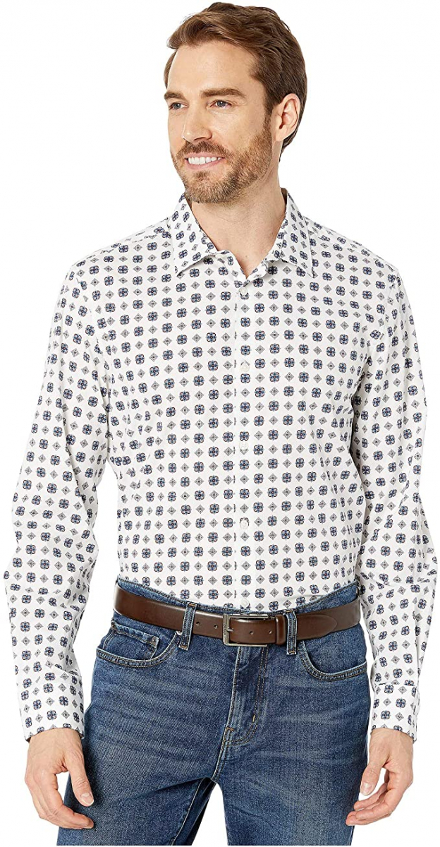 

Рубашка Perry Ellis B07XN22N1W Bright White  Белый, Рубашка Perry Ellis B07XN22N1W Bright White XL Белый