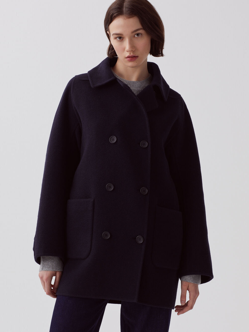 Пальто осіннє коротке жіноче Uniqlo 486476125 M Синє від Rozetka на платформі USKIDKA Акція на Пальто осіннє коротке жіноче Uniqlo 486476125 M Синє від Rozetka