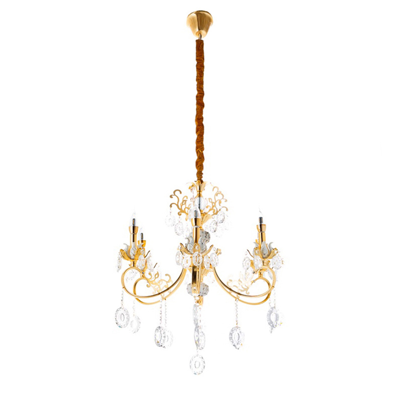 

Люстра підвісна кришталева Light House ES-15539/6 золото