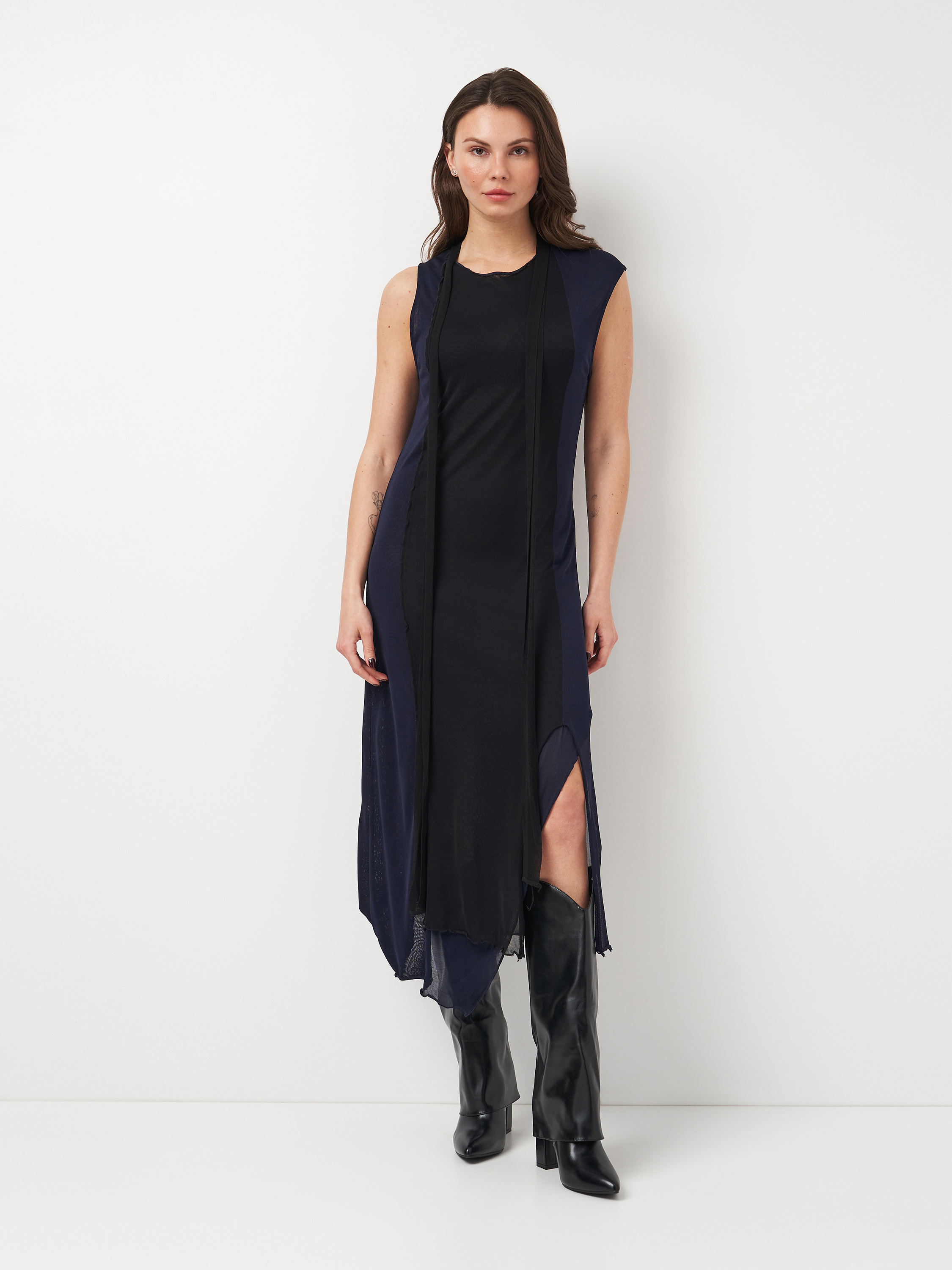 Сукня жіноча Zara 2142/193 M Темно-синя від Rozetka на платформі USKIDKA Акція на Сукня жіноча Zara 2142/193 M Темно-синя від Rozetka