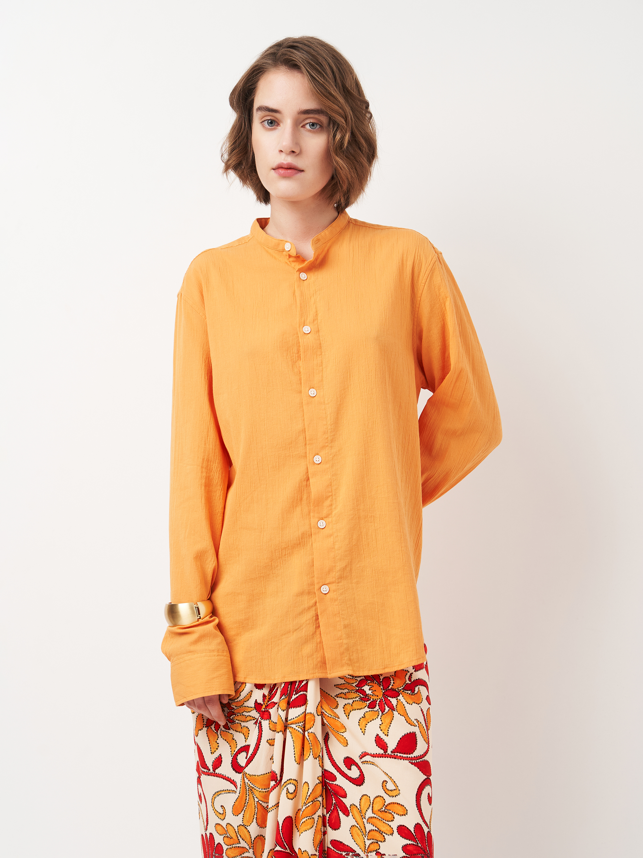 Блузка жіноча Zara 6103/400 M Помаранчева від Rozetka на платформі USKIDKA Акція на Блузка жіноча Zara 6103/400 M Помаранчева від Rozetka