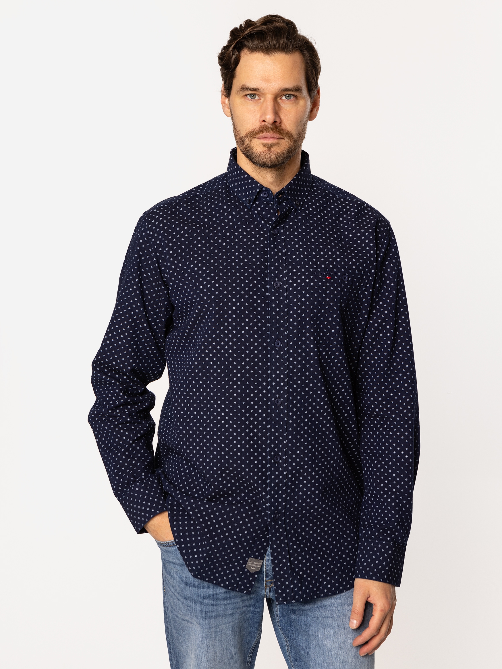 Сорочка бавовняна чоловіча Lee Cooper New Tenby-KL63 3XL Темно-синя від Rozetka на платформі USKIDKA Акція на Сорочка бавовняна чоловіча Lee Cooper New Tenby-KL63 3XL Темно-синя від Rozetka