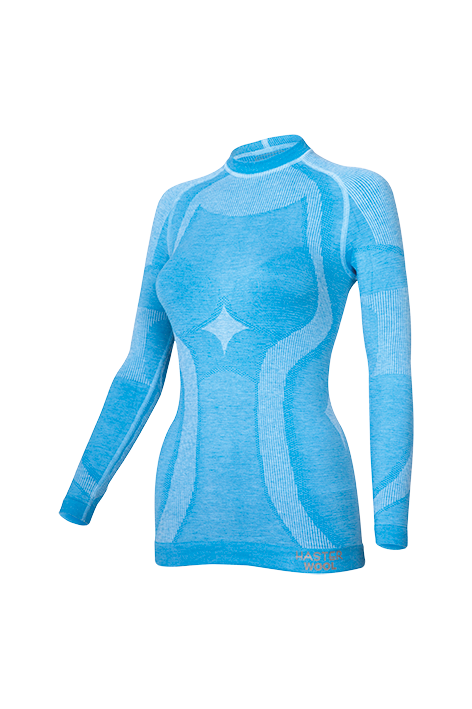 

Женская термокофта Haster Merino Wool M/L Синяя