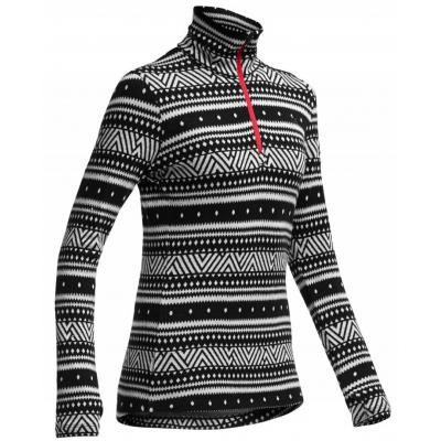 

Термокофта Icebreaker BF 260 Vertex LS Half Zip WMN black/snow/garnet S (101 330 001 S)