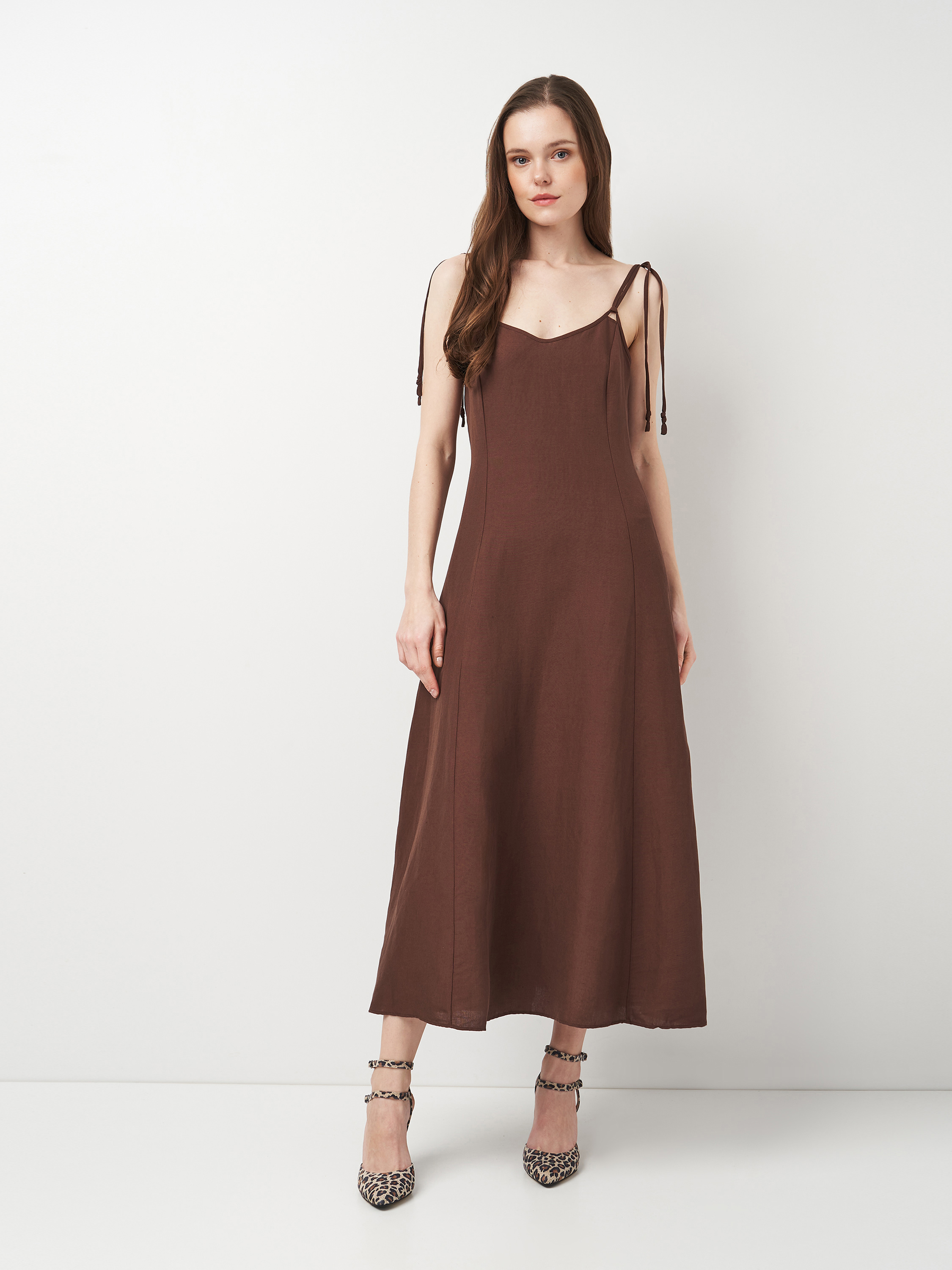 Сукня жіноча Zara 4437/727 S Коричнева R від Rozetka на платформі USKIDKA Акція на Сукня жіноча Zara 4437/727 S Коричнева R від Rozetka