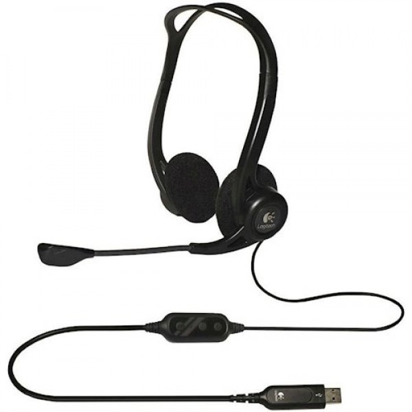 

Наушники проводные с микрофоном Logitech PC 960 Stereo Headset USB (3293)