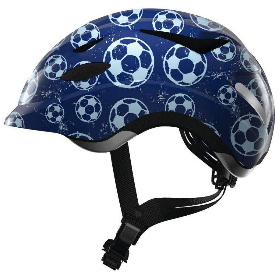

Детский велошлем ABUS ANUKY S Blue Soccer (819032)