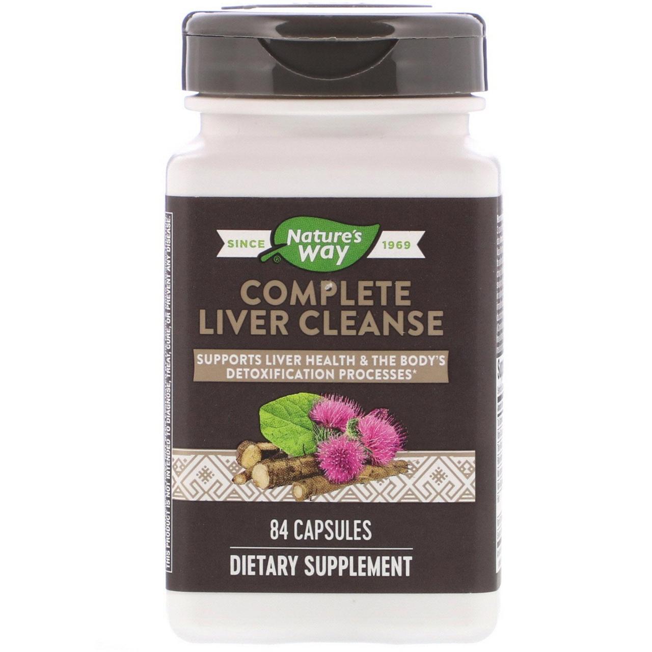 

Комплекс для очищения печени Nature's Way "Complete Liver Cleanse" (84 капсулы)