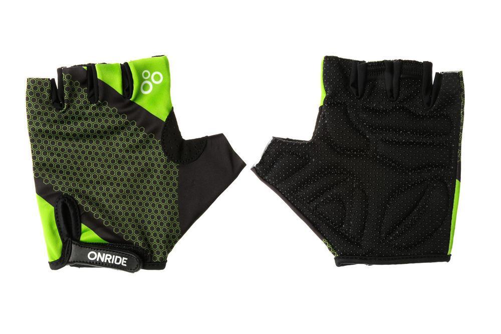 

Рукавички велосипедні OnRide TID L Black-Light Green (2956563230128 )
