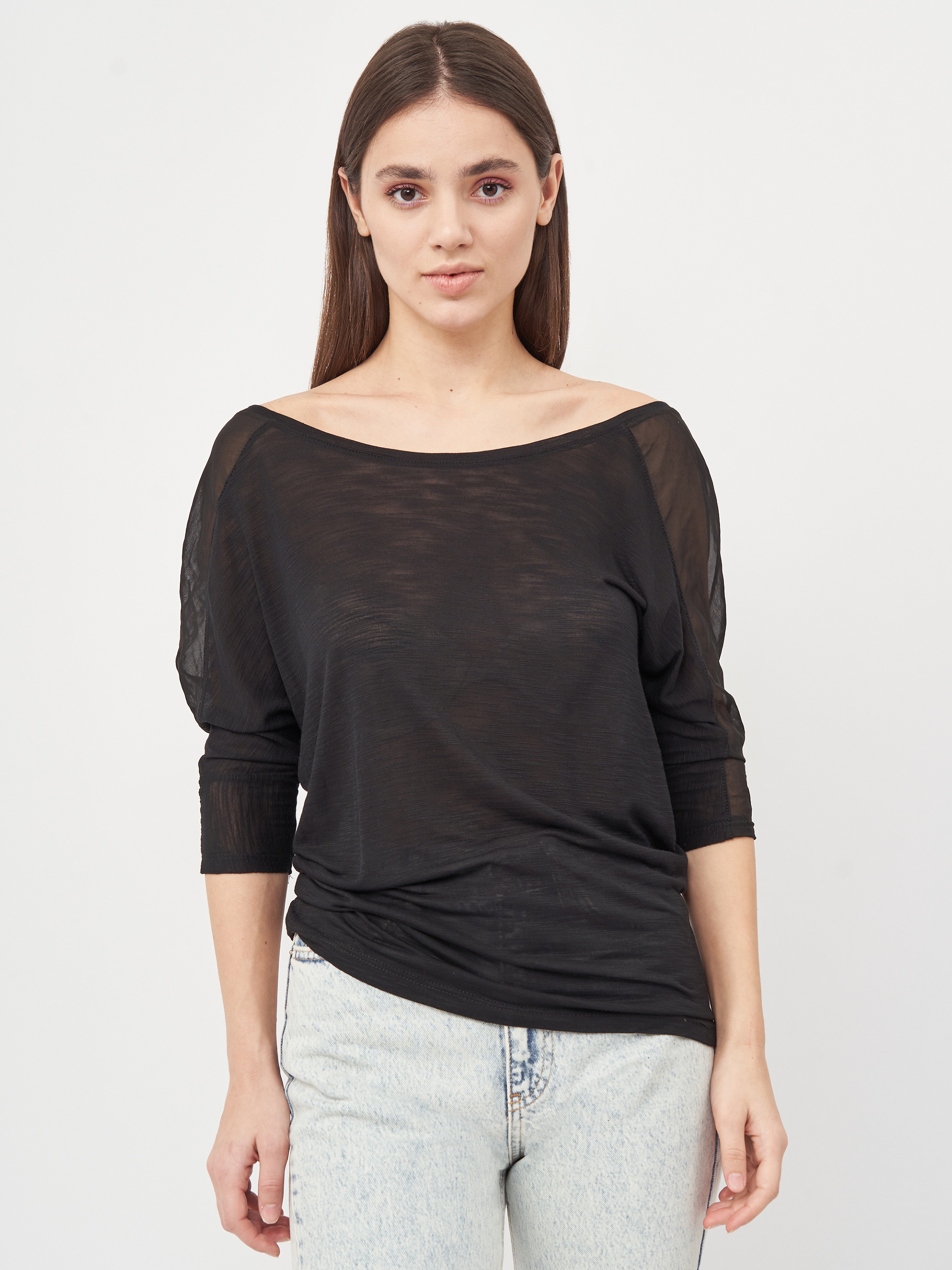 

Лонгслив Bershka 2056-187_800  Черный, Лонгслив Bershka 2056-187_800 S Черный