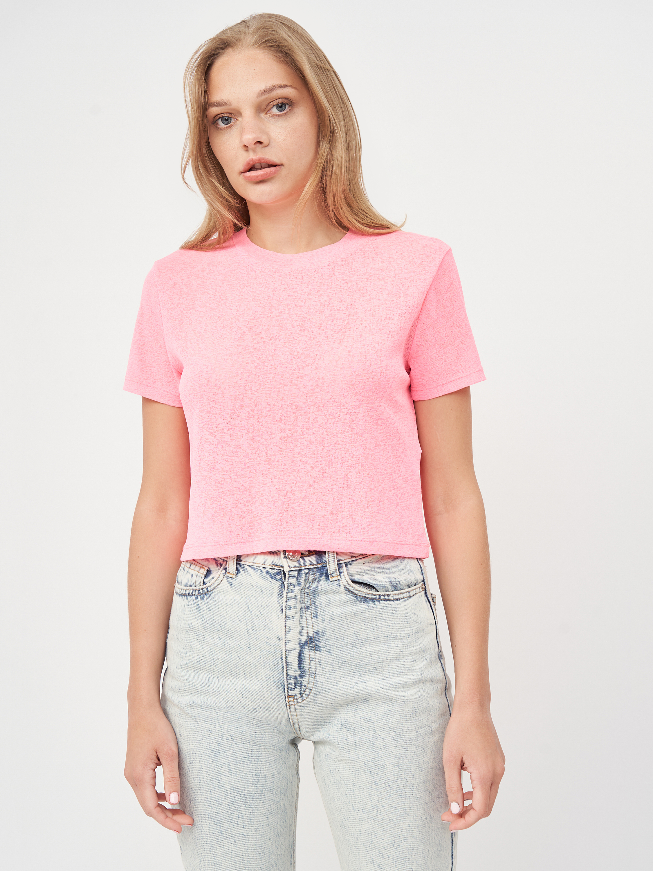 

Футболка Bershka 2268-831-663  Розовый, Футболка Bershka 2268-831-663 M Розовый