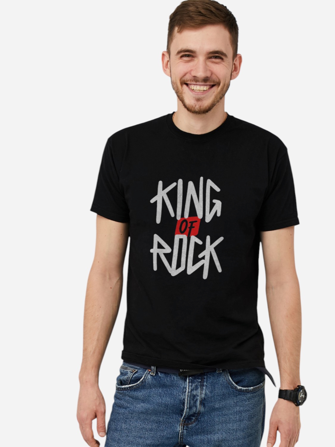 Футболка бавовняна довга чоловіча MEMO King of Rock MM10009 L Чорна з принтом від Rozetka на платформі USKIDKA Акція на Футболка бавовняна довга чоловіча MEMO King of Rock MM10009 L Чорна з принтом від Rozetka