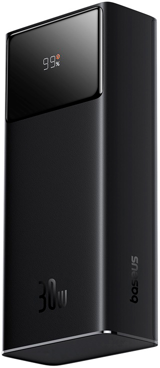 фото Зовнішній акумулятор (павербанк) Baseus Star Lord Digital Display 30000mAh 30W Black (P10022905113-00)