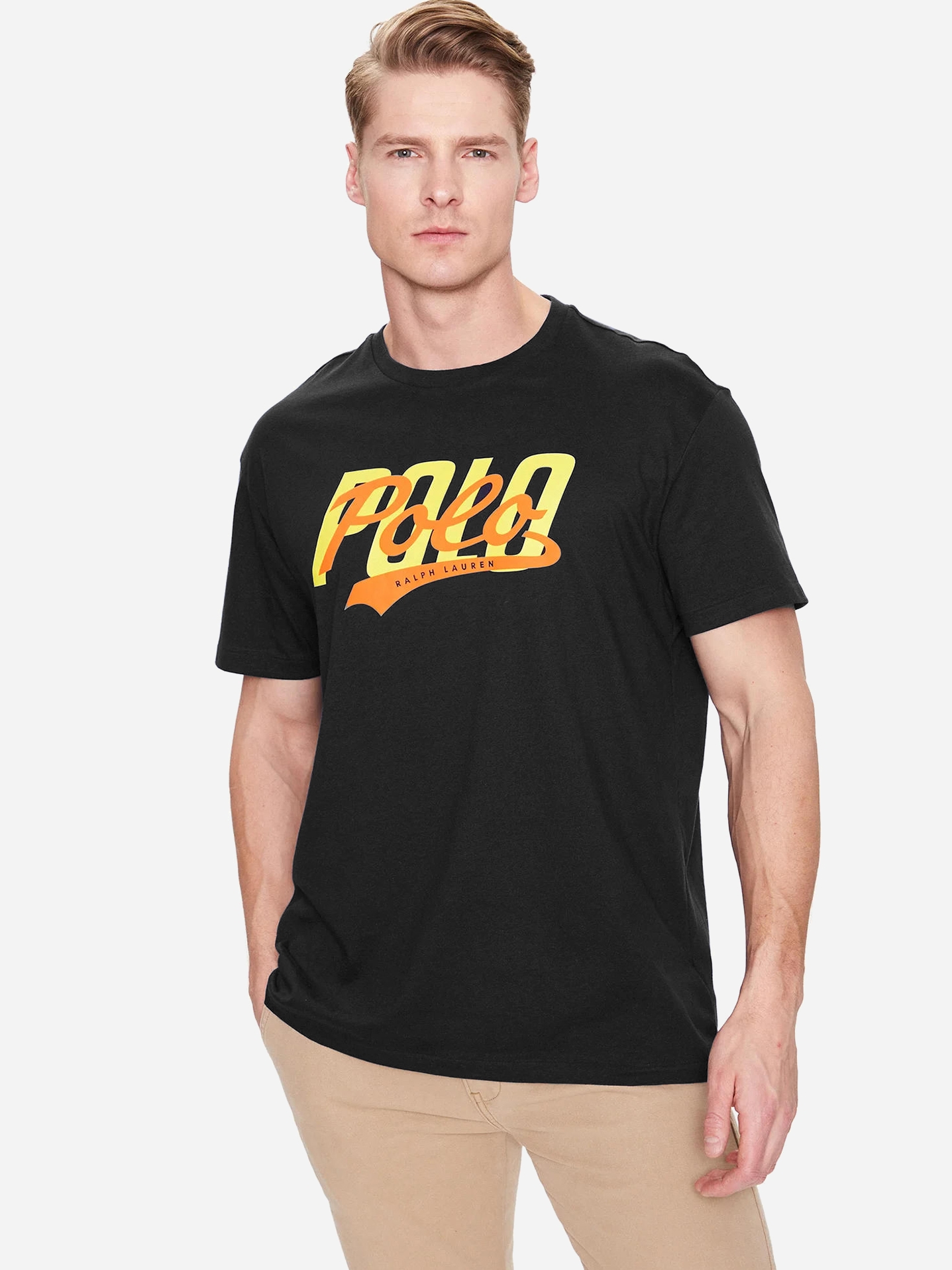Футболка бавовняна довга чоловіча Polo Ralph Lauren 2012352 M Чорна з принтом від Rozetka на платформі USKIDKA Акція на Футболка бавовняна довга чоловіча Polo Ralph Lauren 2012352 M Чорна з принтом від Rozetka