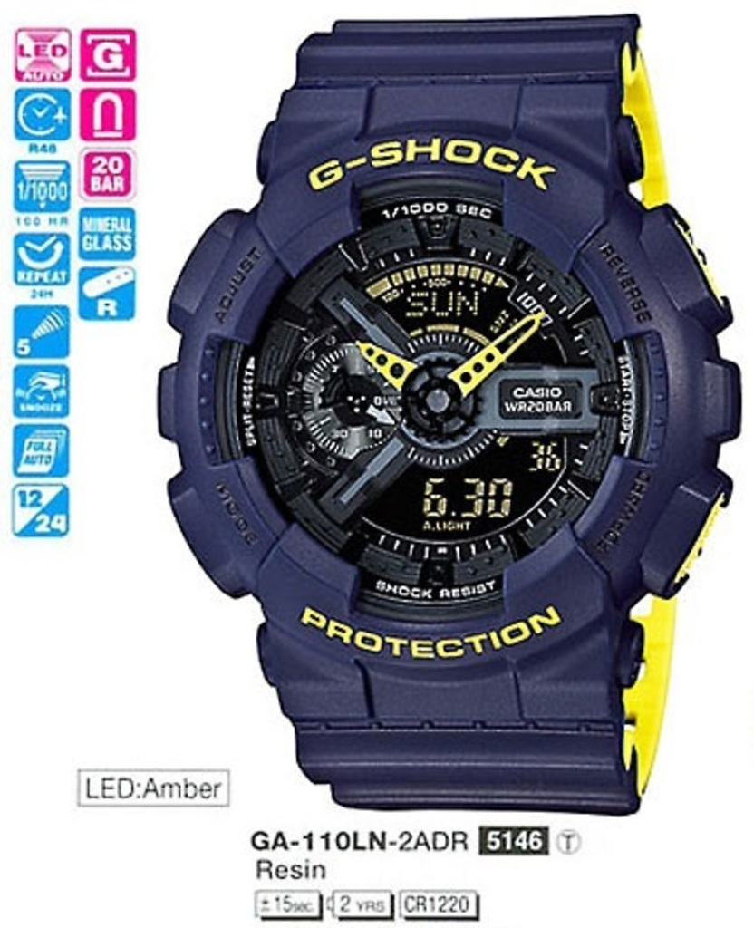 

Мужские часы Casio GA-110LN-2AER