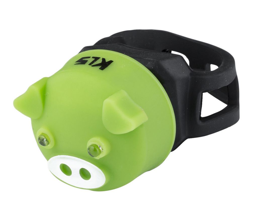 

Мигалка велосипедна задня KLS PIGGY Green (8585019395924)