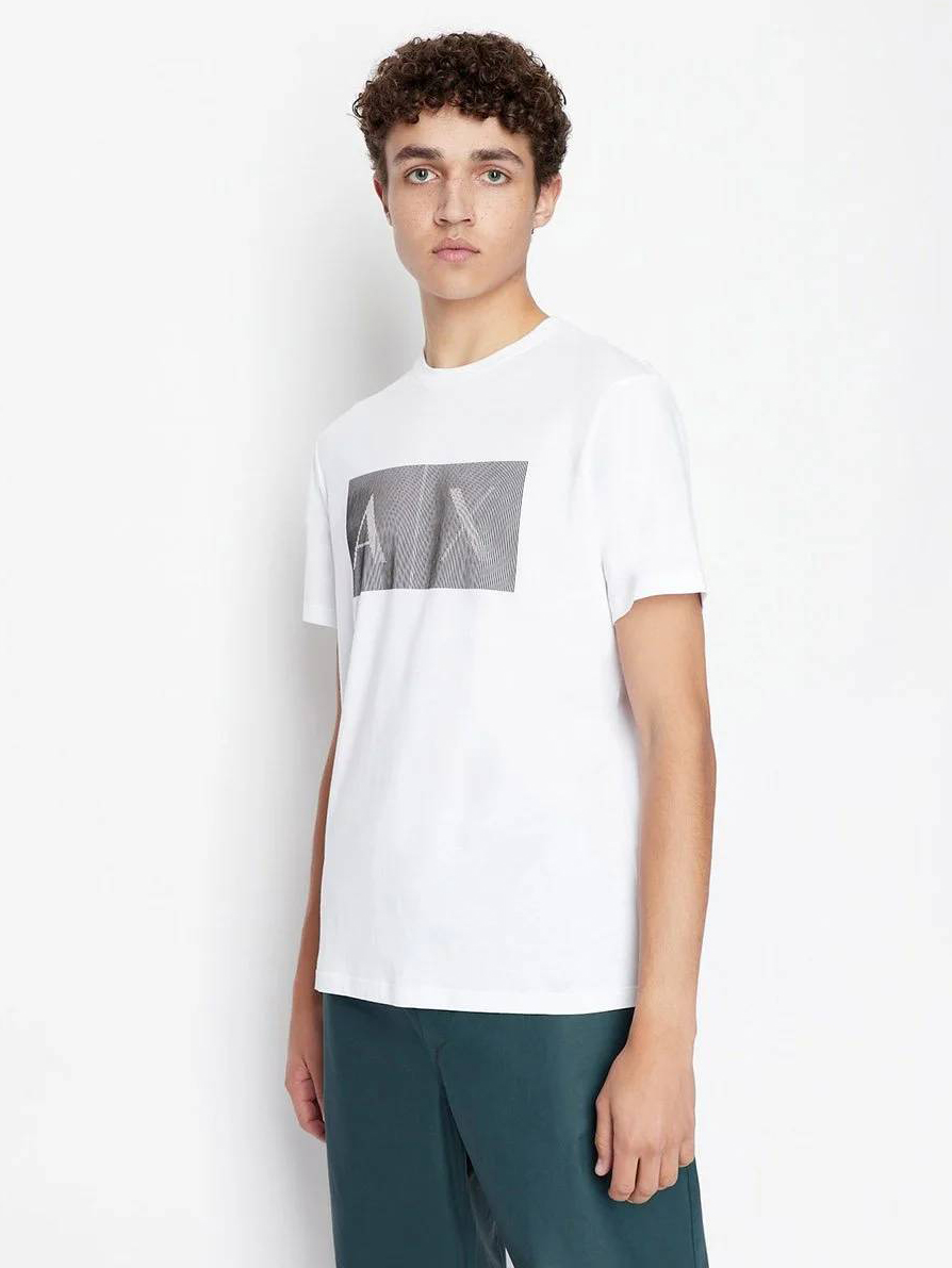 Футболка бавовняна довга чоловіча Armani Exchange 533091524 2XL Біла з принтом від Rozetka на платформі USKIDKA Акція на Футболка бавовняна довга чоловіча Armani Exchange 533091524 2XL Біла з принтом від Rozetka
