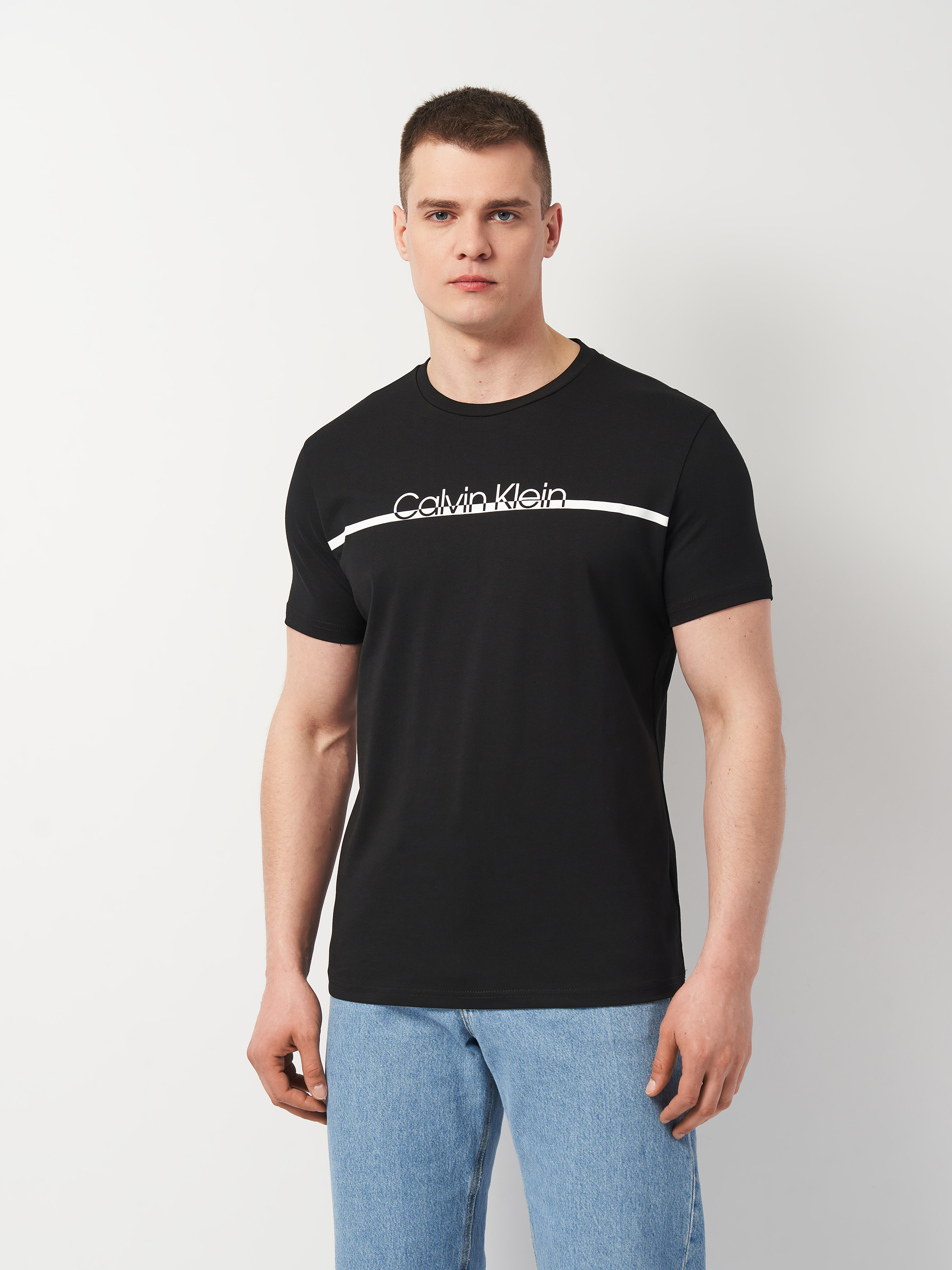 Футболка бавовняна чоловіча Calvin Klein Jeans 11451.1 L Чорна від Rozetka на платформі USKIDKA Акція на Футболка бавовняна чоловіча Calvin Klein Jeans 11451.1 L Чорна від Rozetka