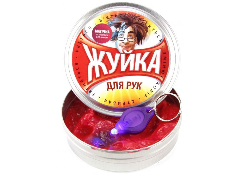 

Жвачка для рук Crazy Aaron Магическая, ультрафиолет с фонариком, 80 г (761232)