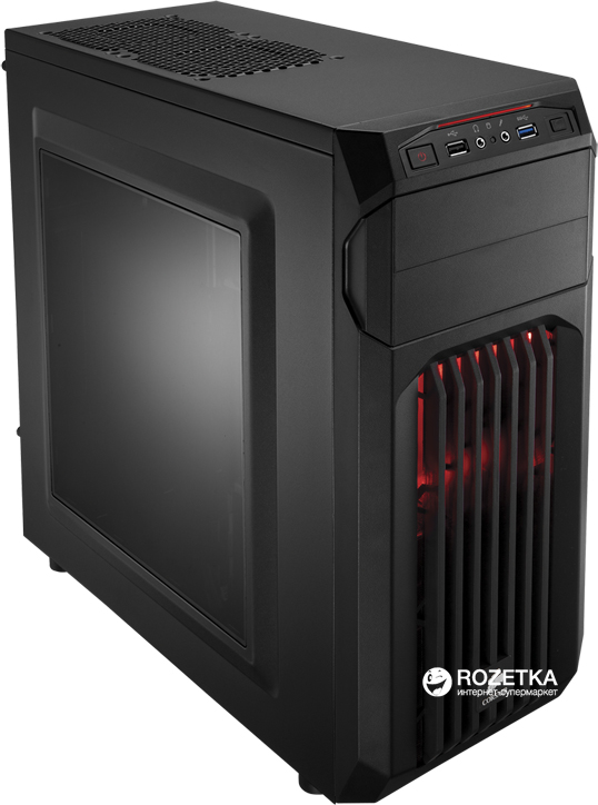 

Корпус Corsair Carbide SPEC-01 Red LED Black (CC-9011050-WW)