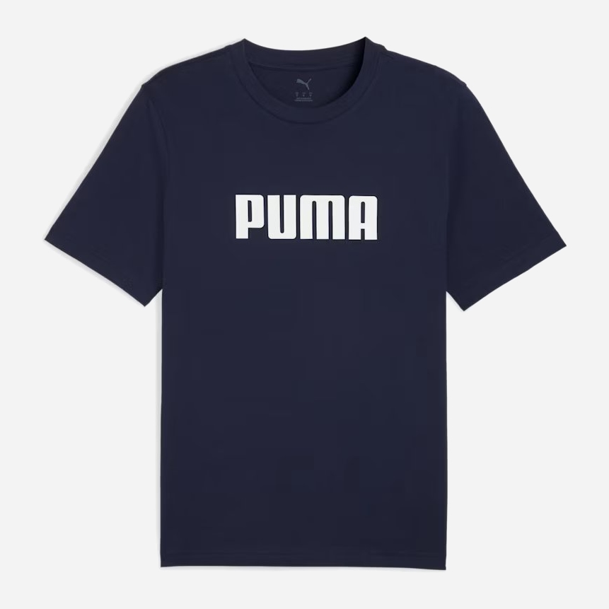 Футболка бавовняна довга чоловіча Puma Essentials Foundation 68675906 M Navy з принтом від Rozetka на платформі USKIDKA Акція на Футболка бавовняна довга чоловіча Puma Essentials Foundation 68675906 M Navy з принтом від Rozetka