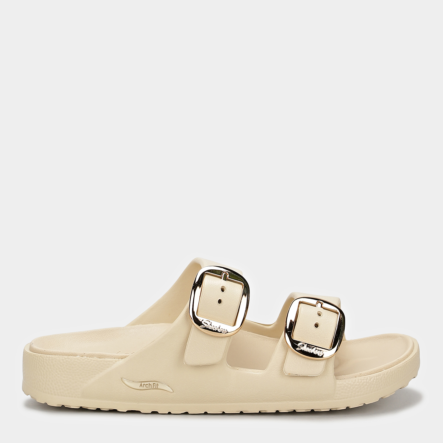 Жіночі шльопанці Skechers 111592 OFWT 38 (8US) 25 см Бежеві від Rozetka на платформі USKIDKA Акція на Жіночі шльопанці Skechers 111592 OFWT 38 (8US) 25 см Бежеві від Rozetka