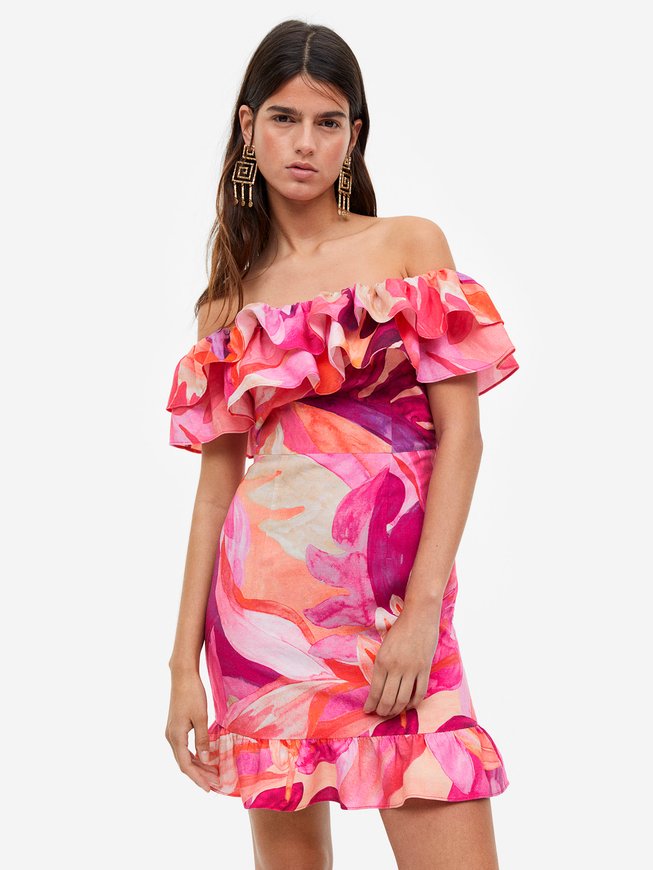 Сукня коротка літня жіноча H&M 1162129002c20 46 Різнобарвна від Rozetka на платформі USKIDKA Акція на Сукня коротка літня жіноча H&M 1162129002c20 46 Різнобарвна від Rozetka