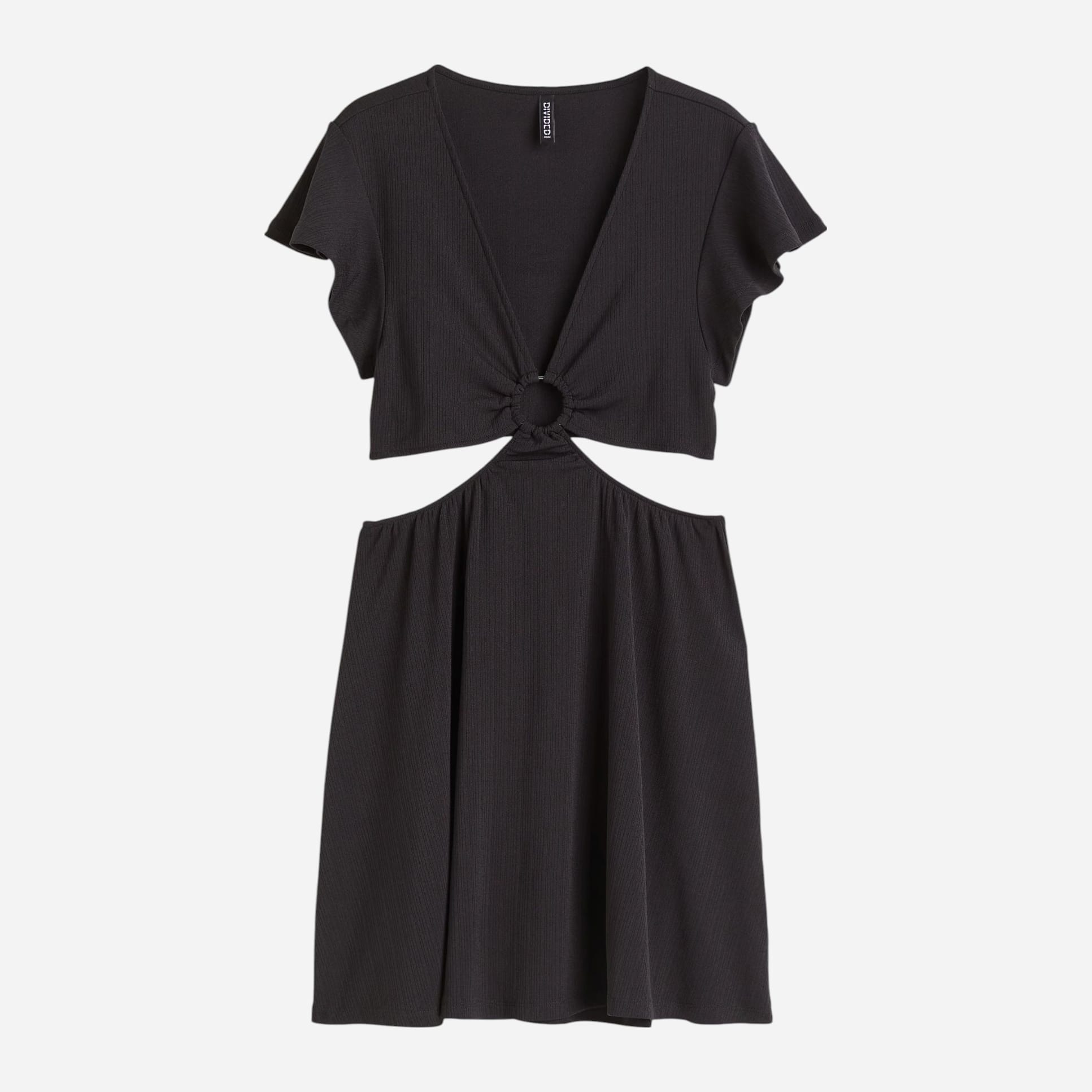 Акція на Сукня коротка літня жіноча H&M 1065202003c20 S Чорна від Rozetka