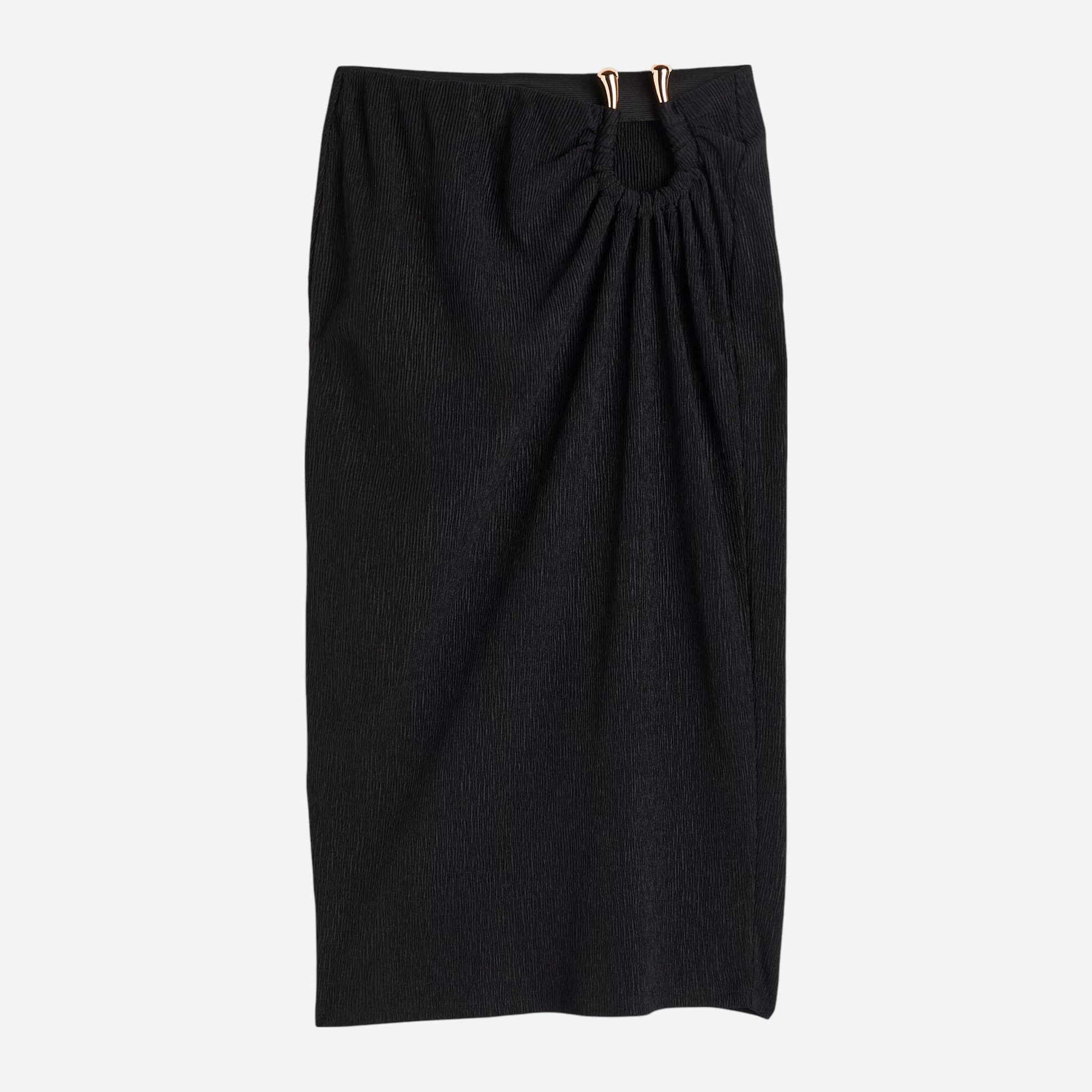 Спідниця міді літня жіноча H&M 1179564001c20 XS Чорна від Rozetka на платформі USKIDKA Акція на Спідниця міді літня жіноча H&M 1179564001c20 XS Чорна від Rozetka