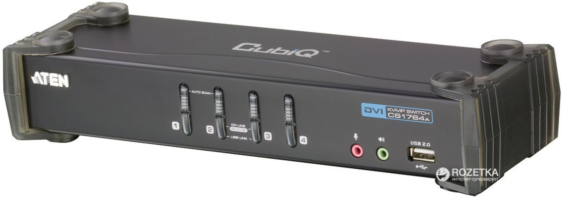 

KVM-перемикач ATEN CS1764A 4-портовий USB (CS1764A-AT-G)