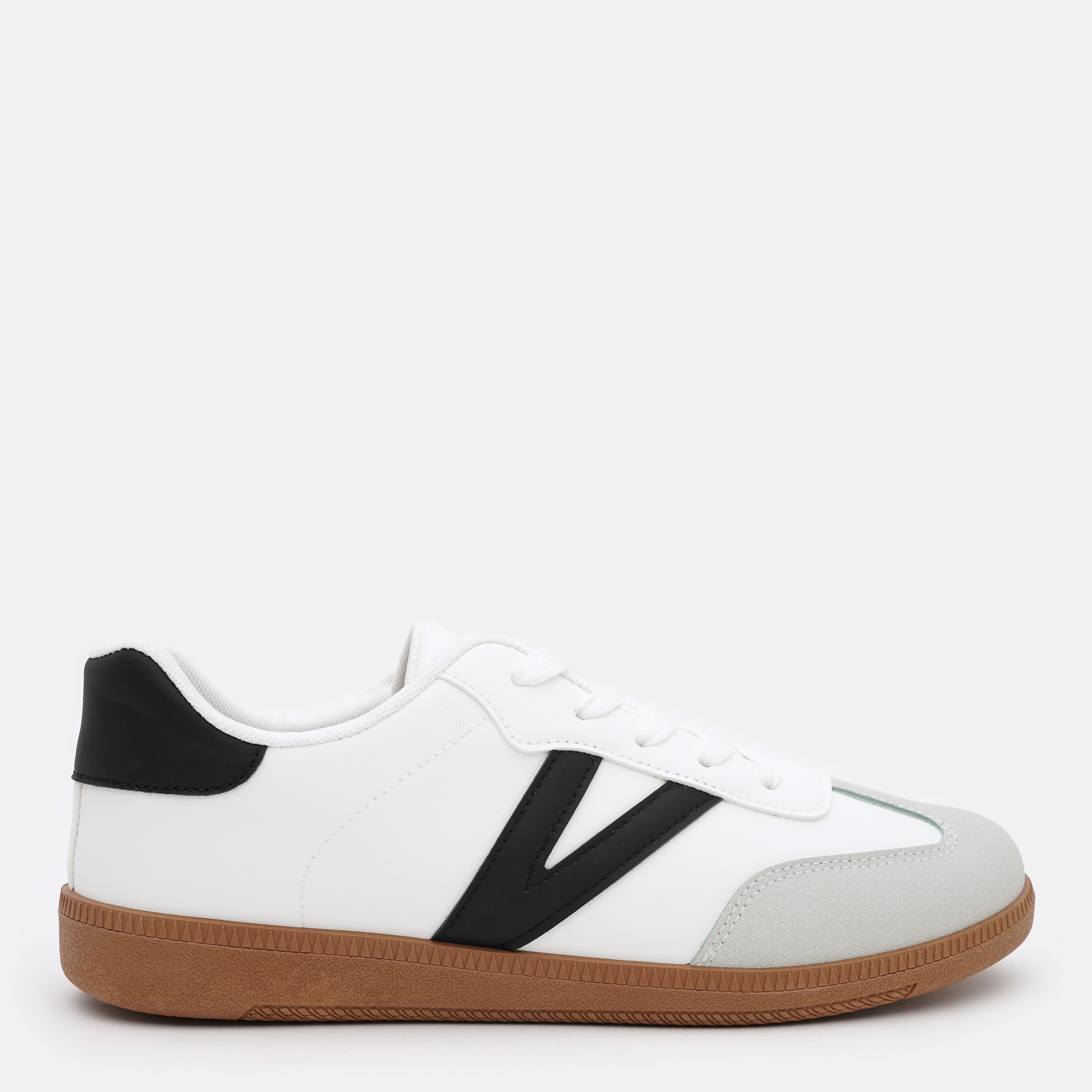 Акція на Чоловічі кеди Beppi 2212834 42 27 см White/Black від Rozetka