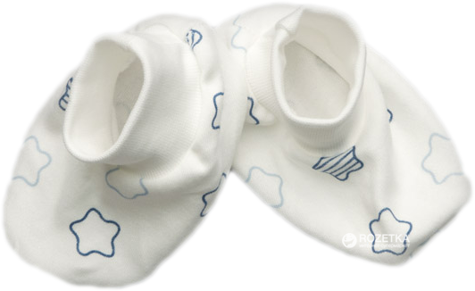 

Пинетки Модный карапуз 301-00033 0-3 мес Голубые с молочным