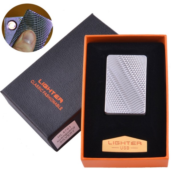 

Зажигалка подарочная Lighter (спираль накаливания, USB) №4701-7