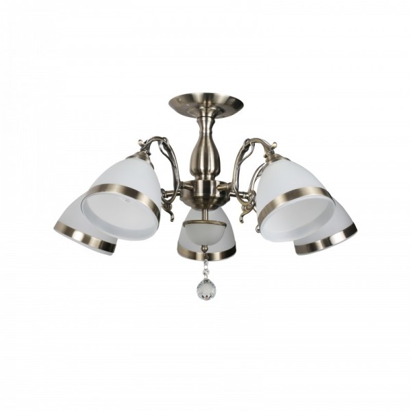 

Люстра современная подвесная MD 28090-5C AB+WT